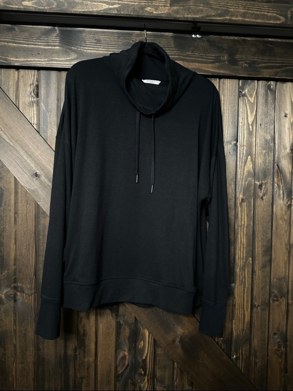 Women’s  Black Cowl Neck Pullover Sweater